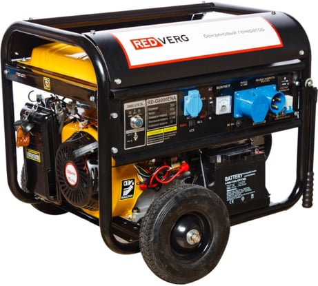 Бензиновый генератор REDVERG RD-G8000ENA 5025533