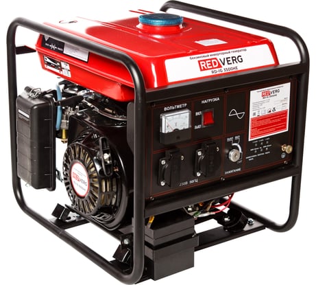 Бензиновый инверторный генератор открытого типа REDVERG RD-IG3500HE 6617312