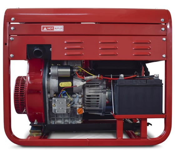 Дизельный электроагрегат REDVOLT 192fe, 7,0 квт, эл. старт, подготовка под ats 3 фазы EPD7500EA3