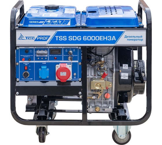 Дизельный генератор ТСС SDG 6000EH3A 077016