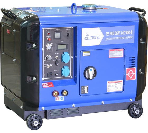 Дизельный сварочный генератор в кожухе ТСС TSS PRO DGW 3.0/250ES-R 022834