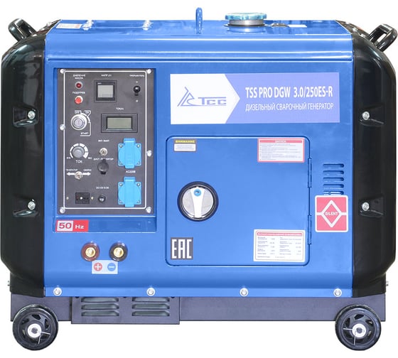 Дизельный сварочный генератор в кожухе ТСС TSS PRO DGW 3.0/250ES-R 022834
