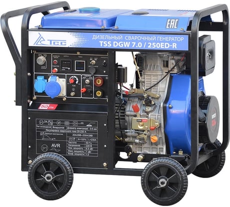 Инверторный дизельный сварочный генератор ТСС DGW 7.0/250ED-R 018692