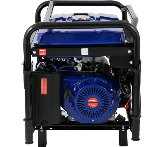 Бензиновый генератор Спец SB-9500E2 1 фаза, ном/макс=7,8кВт/8,0кВт, розетки 216А+32А, электростартер+аккум+колеса+ручки СПЕЦ-SB-9500Е2