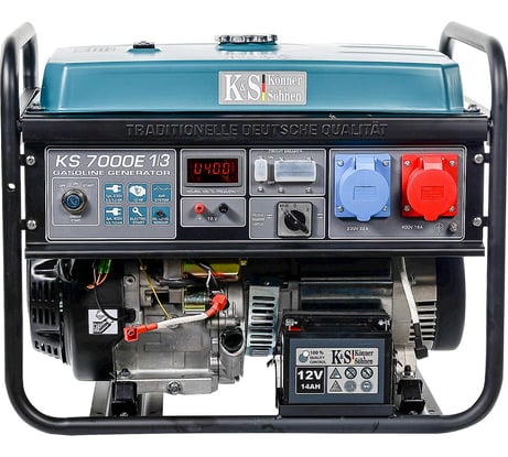 Бензиновый генератор Konner&Sohnen KS 7000E-1/3
