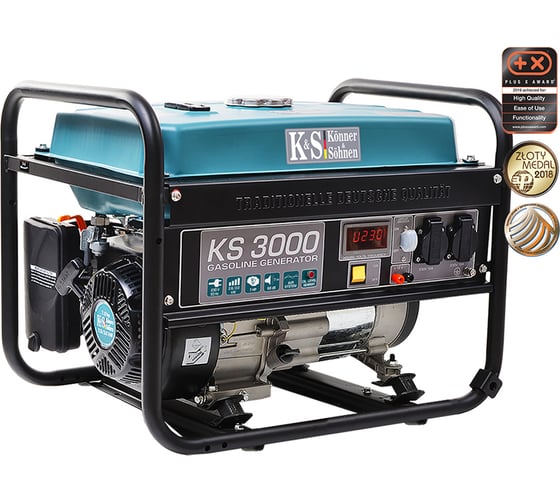 Бензиновый генератор Konner&Sohnen KS 3000