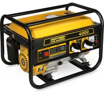 Электрический бензиновый генератор PARTNER FOR GARDEN 4000 P 4.4 ква макс. нагрузка, 220 В, 12 В, 3.5 кВт, 50 Гц, 7 л.с, ручной стартер 1111