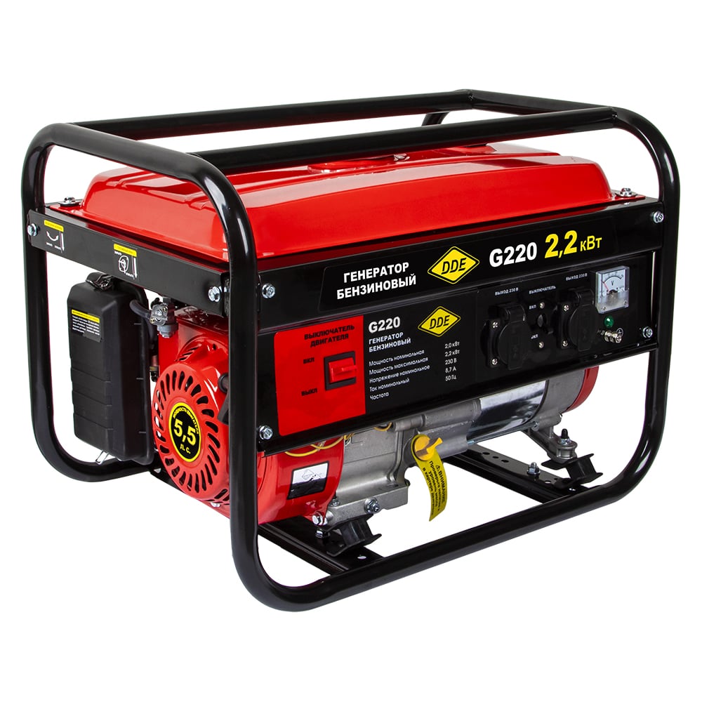 Бензиновый генератор DDE G220 2,2 кВт 5,5 л.с. 919-945 - выгодная цена ...