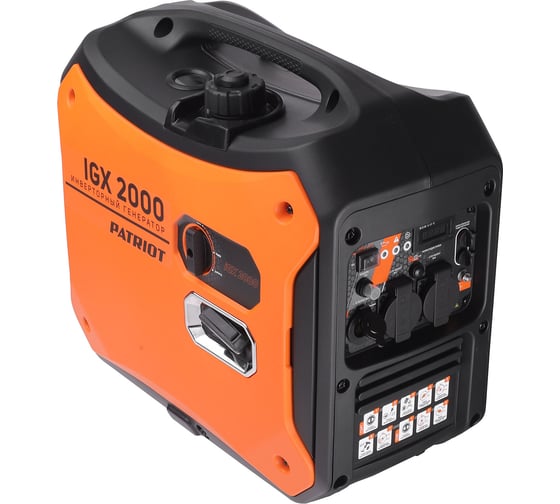 Инверторный генератор PATRIOT iGX 2000, 1.8/2.0 кВт, уровень шума 58 dB 471102320
