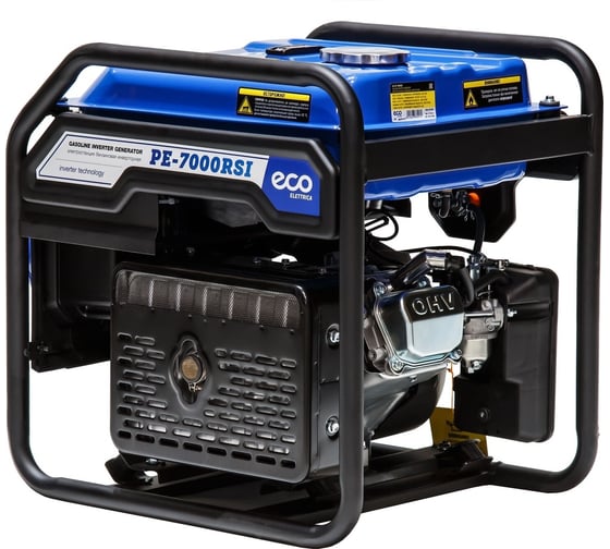 Инверторный бензиновый генератор ECO PE-7000RSI EC1563-9