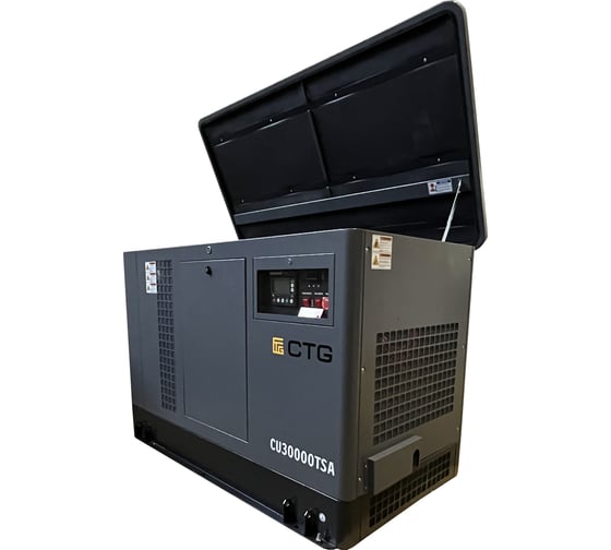 Электроагрегат газопоршневой CTG CU30000SA в кожухе 4687204619106