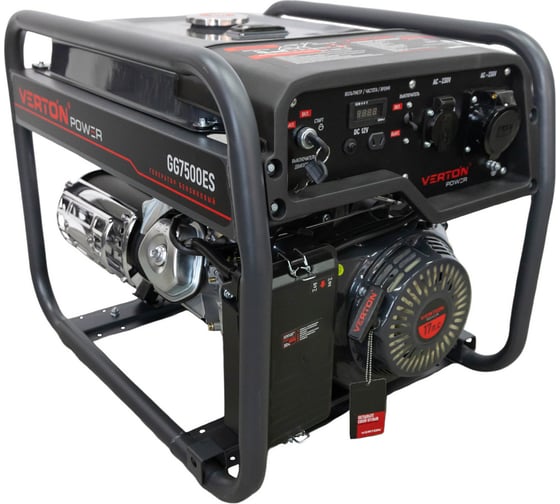 Генератор бензиновый VERTON POWER GG7500ES 01.15815.15819