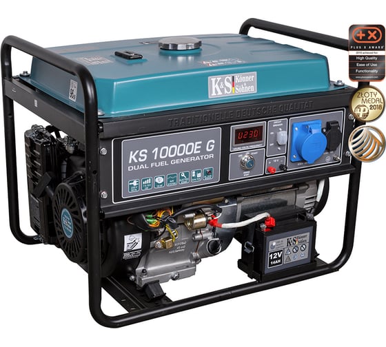 Газобензиновый генератор Konner&Sohnen KS 10000E G