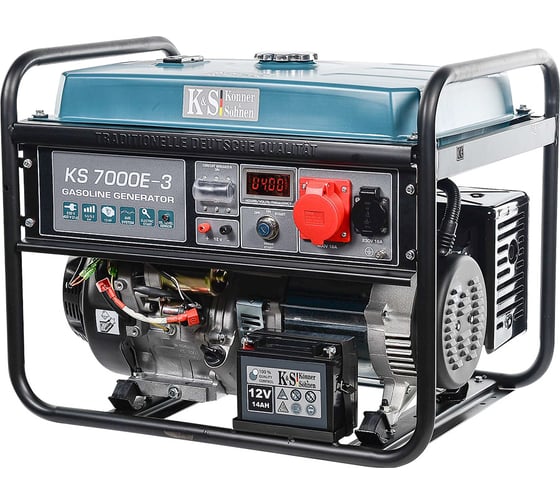 Бензиновый генератор Konner&Sohnen KS 7000E-3