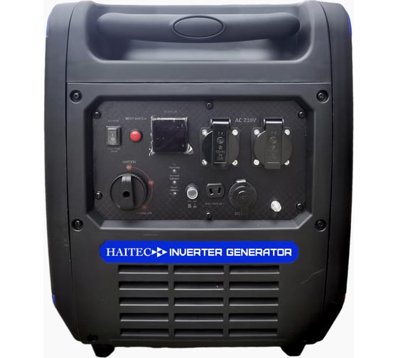 Генератор бензиновый инверторный HAITEC кемпинговый, 3700 Вт HT-GBС3700I