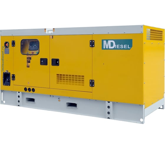 Резервный дизельный генератор MDiesel МД АД-100С-Т400-1РКМ29 в шумозащитном кожухе 040480