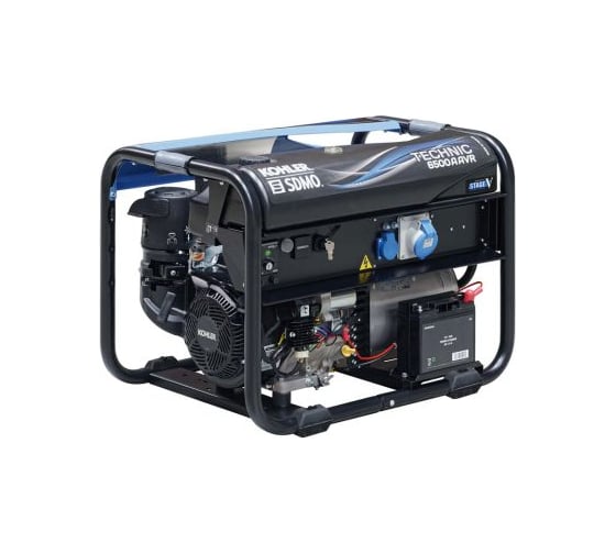 Бензогенератор KOHLER-SDMO Technic 6500 A AVR C5 6.3 кВт, 220 В 101150787 1