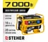 Бензиновый генератор STEHER с электростартером GS-8000Е 2