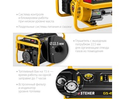 Steher 3300 Вт GS-4500 — фото 5