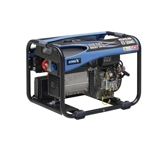 Дизельный генератор KOHLER-SDMO Diesel 6500 TA XL C5 5.2 кВт, 380/220 В 101150804