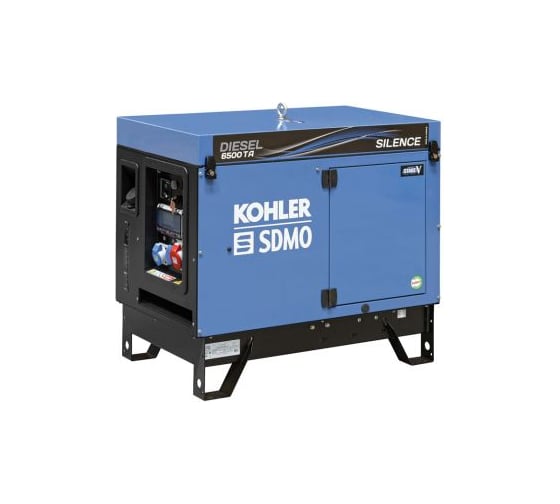 Дизельный генератор KOHLER-SDMO Diesel 6500 TA Silence C5 5.2 кВт, 380/220 В 101150805
