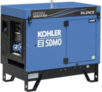 Дизельный генератор KOHLER-SDMO Diesel 6000 A Silence AVR C5 4.9 кВт, 220 В 101150800