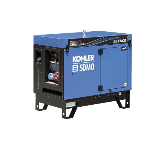 Дизельный генератор KOHLER-SDMO Diesel 6500 TA Silence AVR C5 5.2 кВт, 380/220 В 101150806