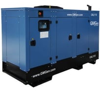 Дизельный генератор GMGen Power Systems GMJ110 80 кВт, 380/220 В в шумозащитном кожухе 502569