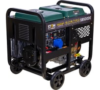 Дизельный генератор STEM Techno S8500DE 8,5 кВт, электростартер, дисплей, подогрев, АВР ГЕН030