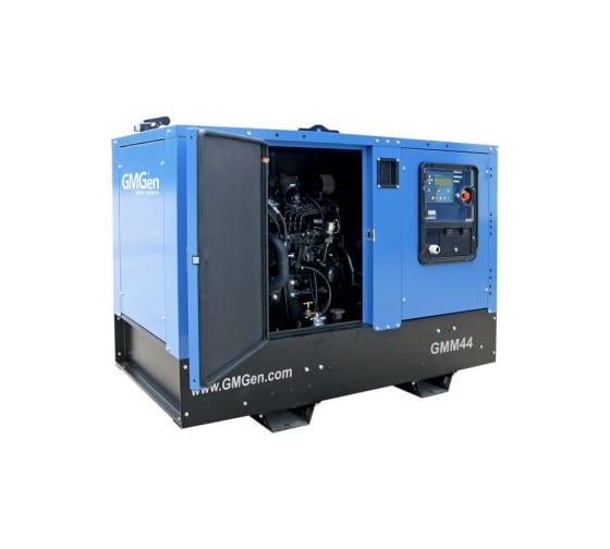 Дизель генератор GMGen Power Systems GMM44 32 кВт, 380/220 В в шумозащитном кожухе 502586