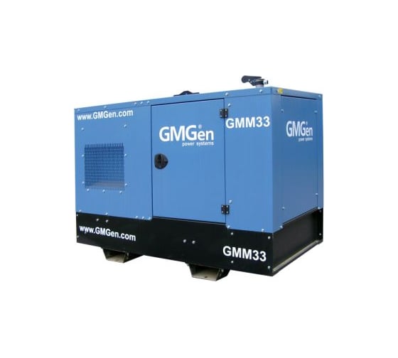 Дизель генератор GMGen Power Systems GMM33 24 кВт, 380/220 В в шумозащитном кожухе 502585