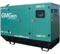 Дизель генератор GMGen Power Systems GMC33 24 кВт, 380/220 В в шумозащитном кожухе 502607