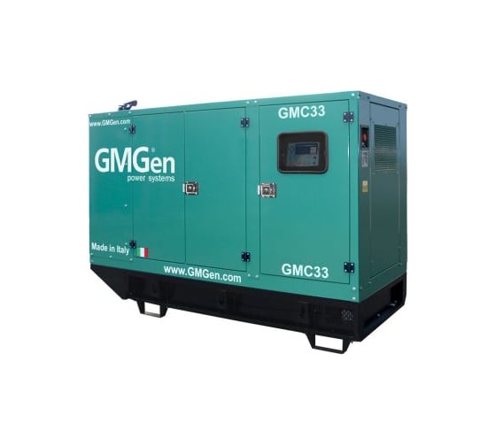 Дизель генератор GMGen Power Systems GMC33 24 кВт, 380/220 В в шумозащитном кожухе 502607