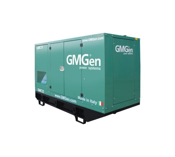 Дизель генератор GMGen Power Systems GMC33 24 кВт, 380/220 В в шумозащитном кожухе 502607