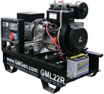 Дизель генератор GMGen Power Systems GML22R 17 кВт, 380/220 В 501868