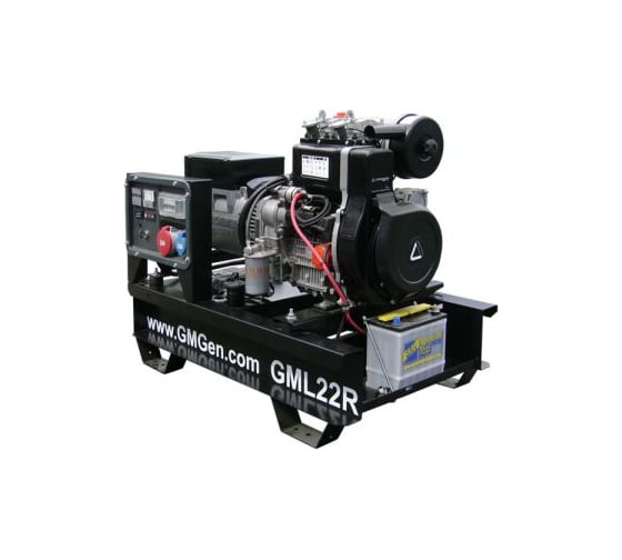 Дизель генератор GMGen Power Systems GML22R 17 кВт, 380/220 В 501868