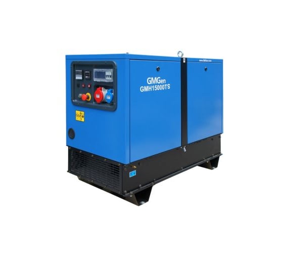 Бензиновый генератор GMGen Power Systems GMH15000TS 9.6 кВт, 380/220 В в шумозащитном кожухе 503116