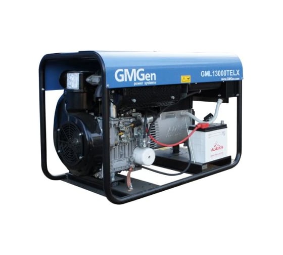 Дизель генератор GMGen Power Systems GML13000TELX 9.6 кВт, 380/220 В 501822