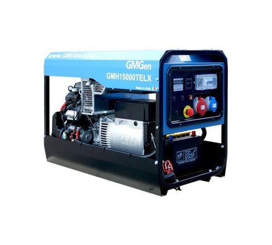 Бензиновый генератор GMGen Power Systems GMH15000TELX 9.6 кВт, 380/220 В 501816
