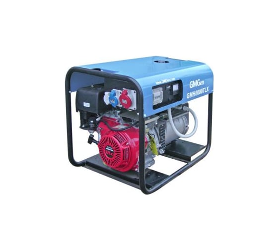 Бензиновый генератор GMGen Power Systems GMH8000TLX 5.4 кВт, 380/220 В 503122