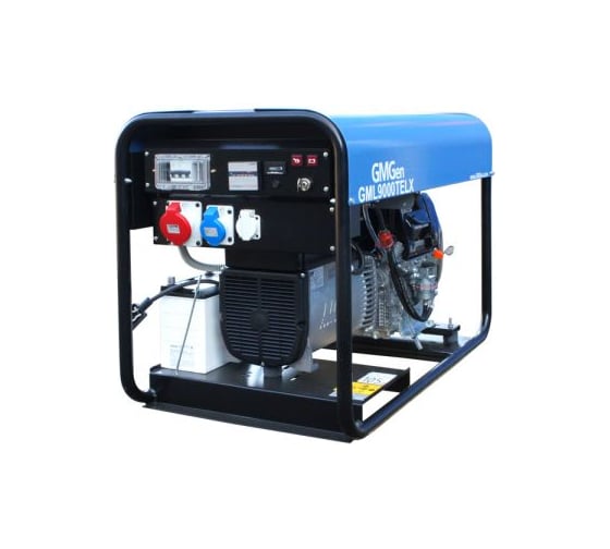 Дизель генератор GMGen Power Systems GML9000TELX 6.4 кВт, 380/220 В 501864