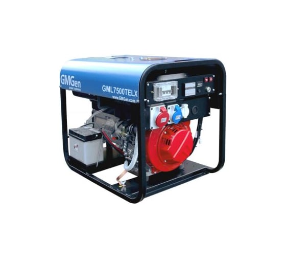 Дизель генератор GMGen Power Systems GML7500TELX 5.3 кВт, 380/220 В 10015200