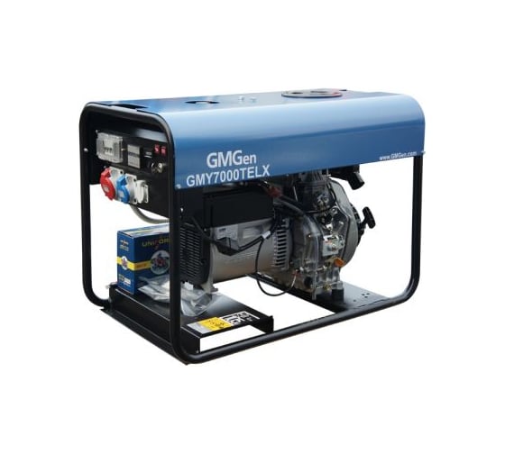 Дизель генератор GMGen Power Systems GMY7000TELX 4.6 кВт, 380/220 В 501861