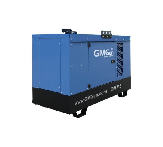 Дизель генератор GMGen Power Systems GMM8 5.6 кВт, 380/220 В в шумозащитном кожухе 502578