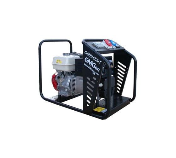 Бензиновый сварочный генератор GMGen Power Systems GMSH220T 6.0 кВт, 380/220 В 501877
