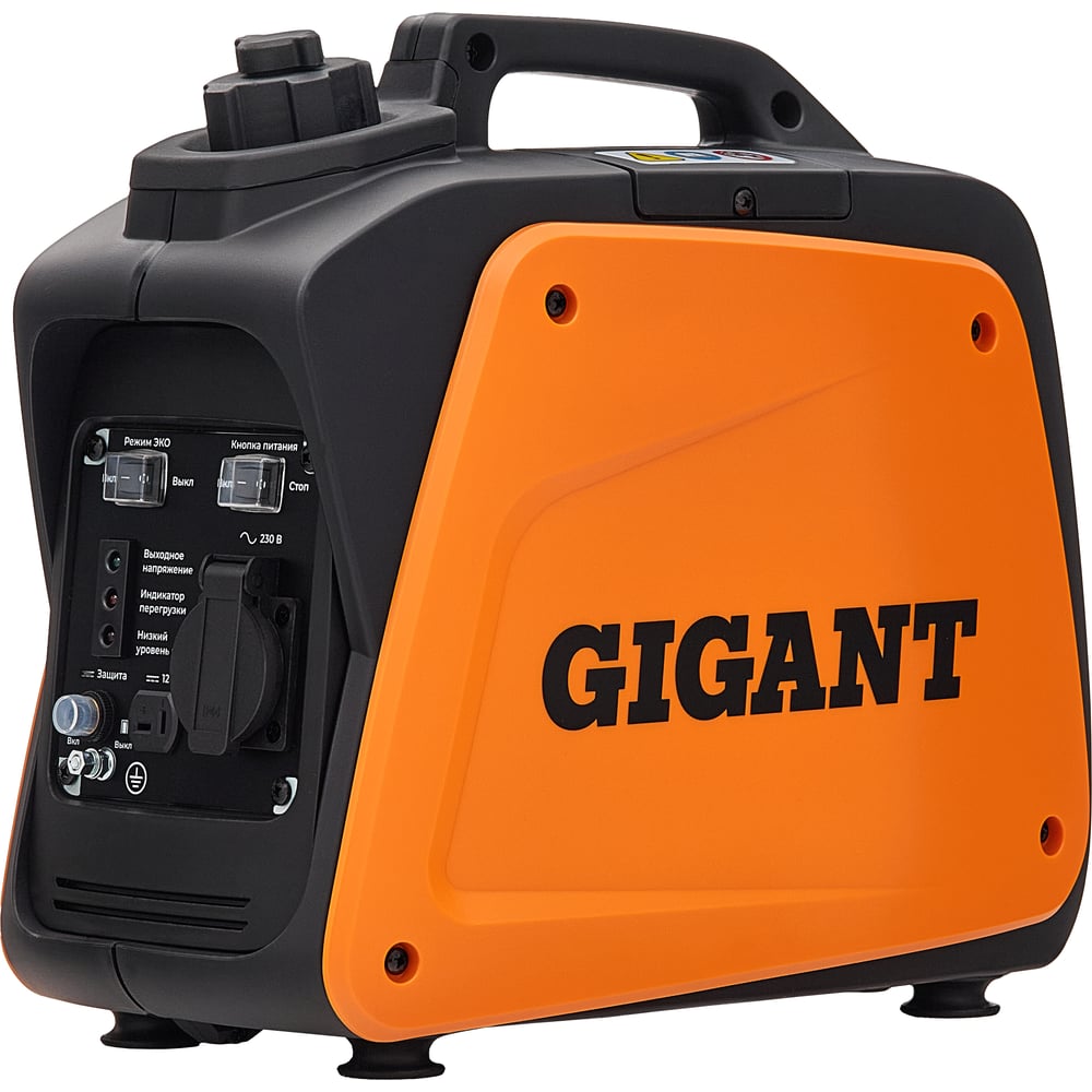 Инверторный генератор Gigant (800 Вт; 12 В розетка; тихий) GPIGL-800 ...