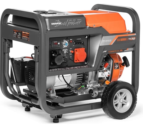 Дизельный генератор DAEWOO с функцией DUAL POWER DDAE 6000DXE-3