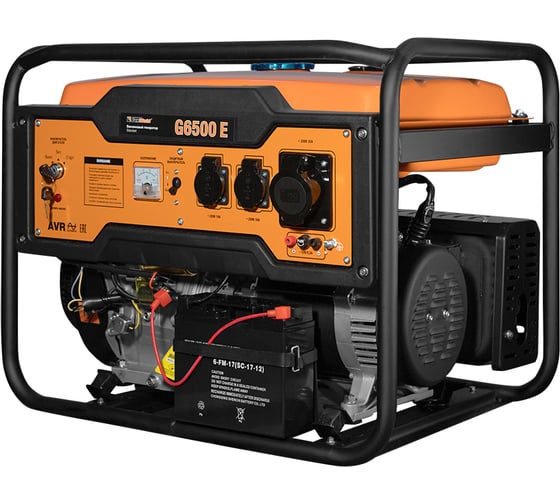 Бензиновый генератор FOXWELD Standart G6500 E 7242