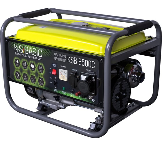 Бензиновый генератор K&S BASIC KSB 6500C