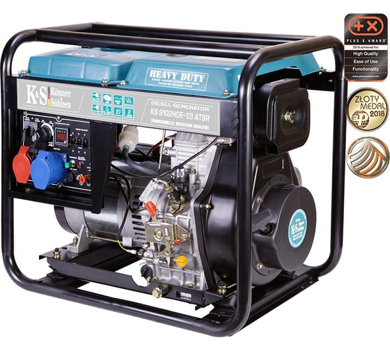 Дизельный генератор Konner&Sohnen KS 9102HDE - 1/3 ATSR